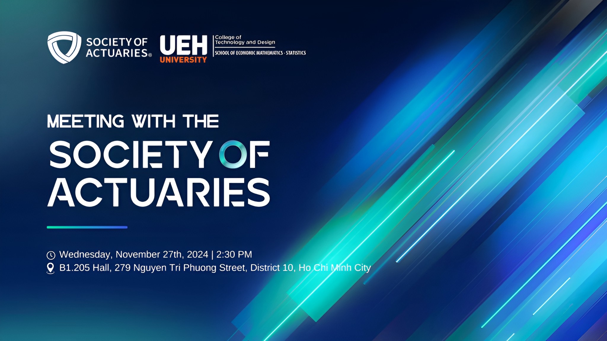 Thông báo mời tham gia buổi gặp gỡ với chuyên gia đến từ Hiệp hội định phí bảo hiểm Mỹ (SOA)